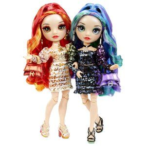 Rainbow High Special Edition Twin Fashion Dolls, Laurel & Holly De'Vious